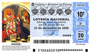 LOTERIA, NAVIDAD Y VERANO